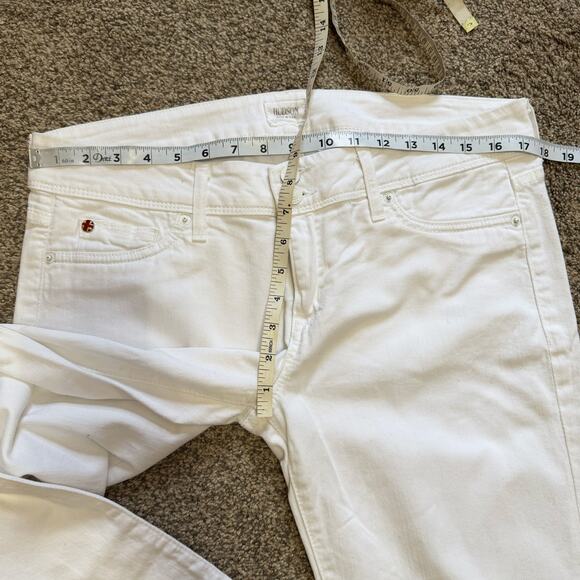 Hudson Ginny Crop Straight Cuff White Size 32 - Picture 7 of 8